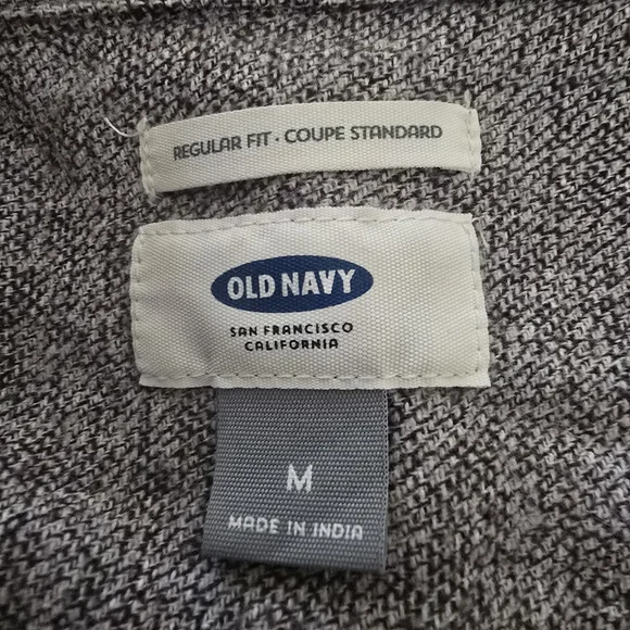 OLD NAVY Gray Casual Shirt Jacket - Picture 3 of 4